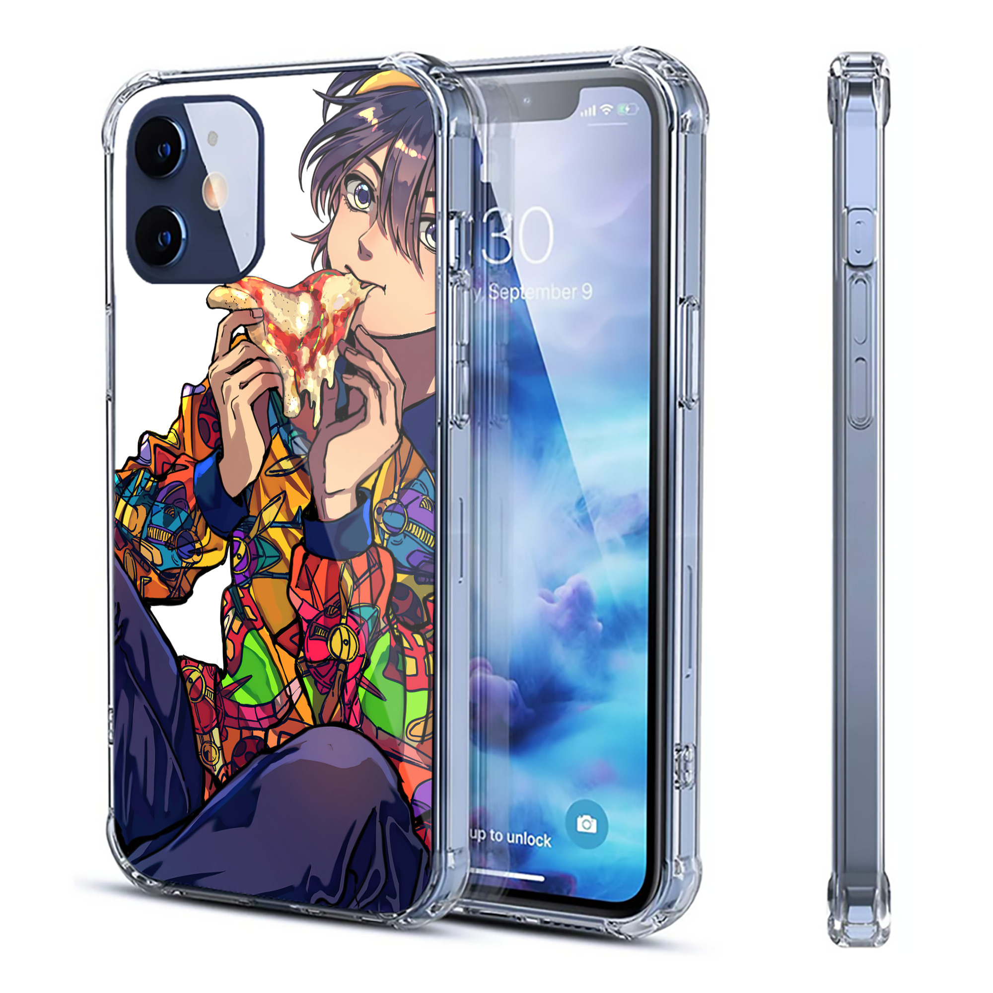 （画像用） ジョジョの奇妙な冒険 JoJo's Bizarre Adventure 【iPhone 12シリーズ対応】透明スマホケース（クリアソフトケース）